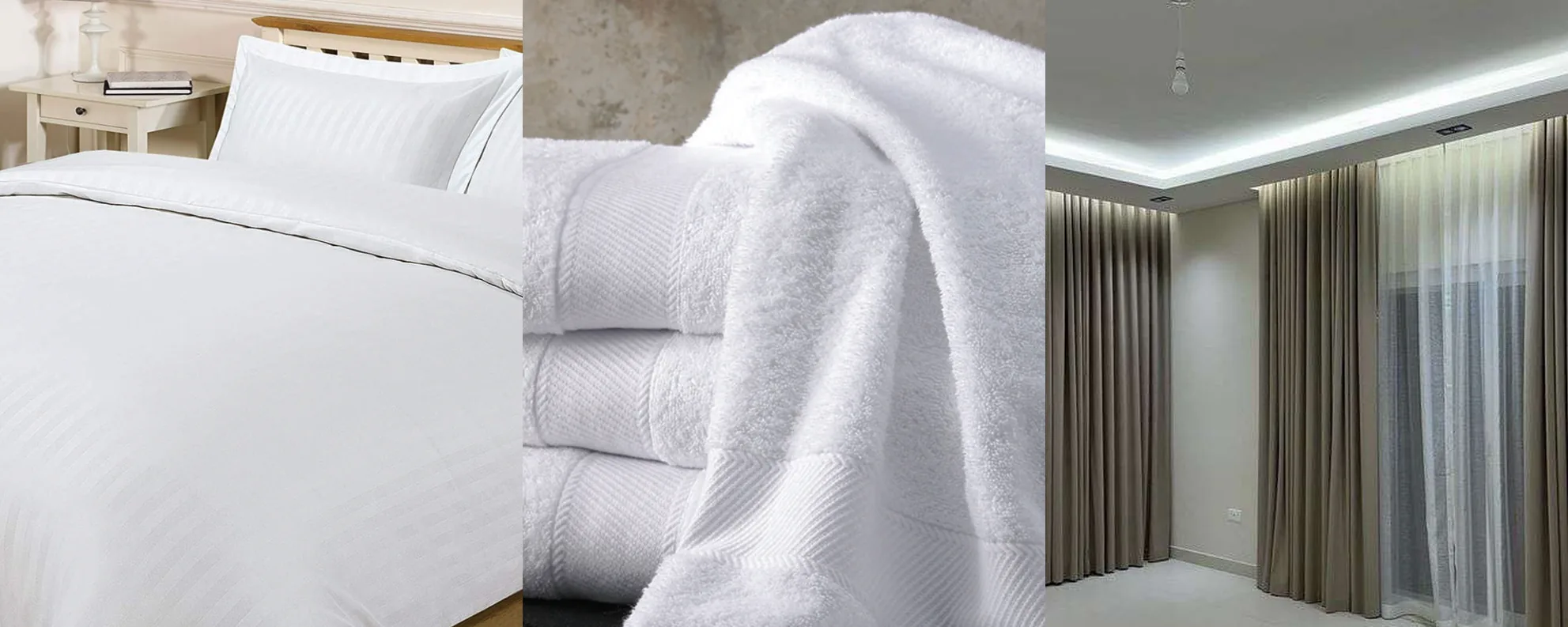 WowLinen hotel bed linen, towels and curtains